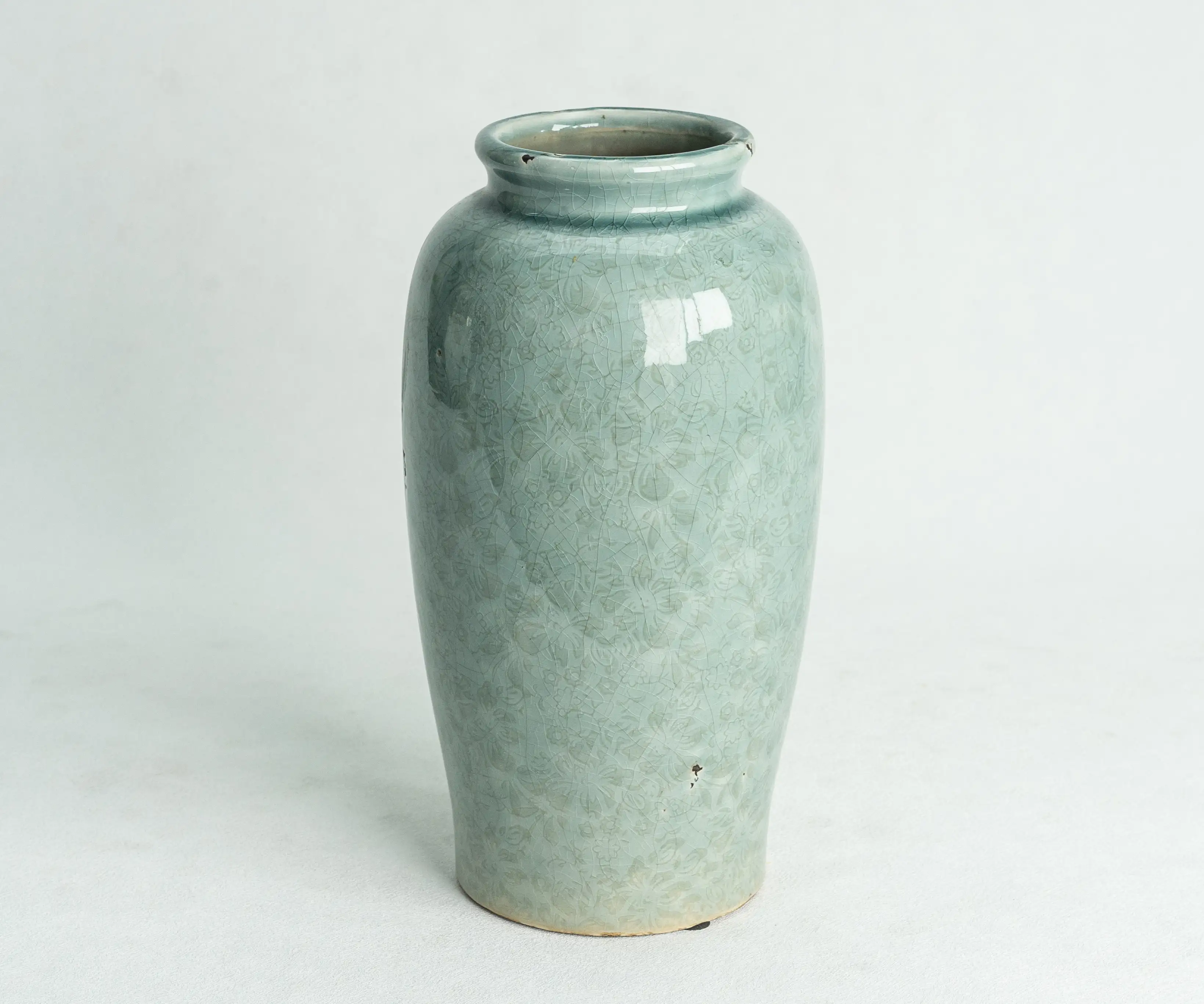 Ceramic-Vase with Glossy Glaze