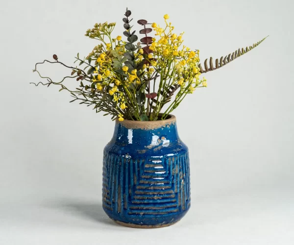 Custom Medium Deep Blue Vase (2)