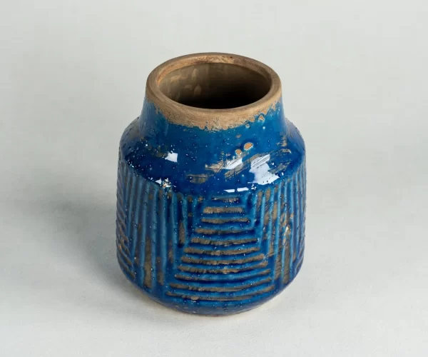 Custom Medium Deep Blue Vase (4)