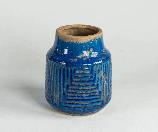 Custom Medium Deep Blue Vase (5)