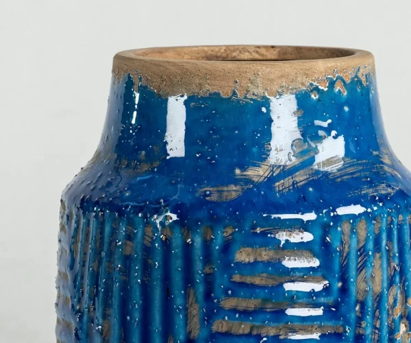 Custom Medium Deep Blue Vase (8)