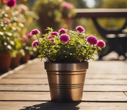Metal Flower Pot