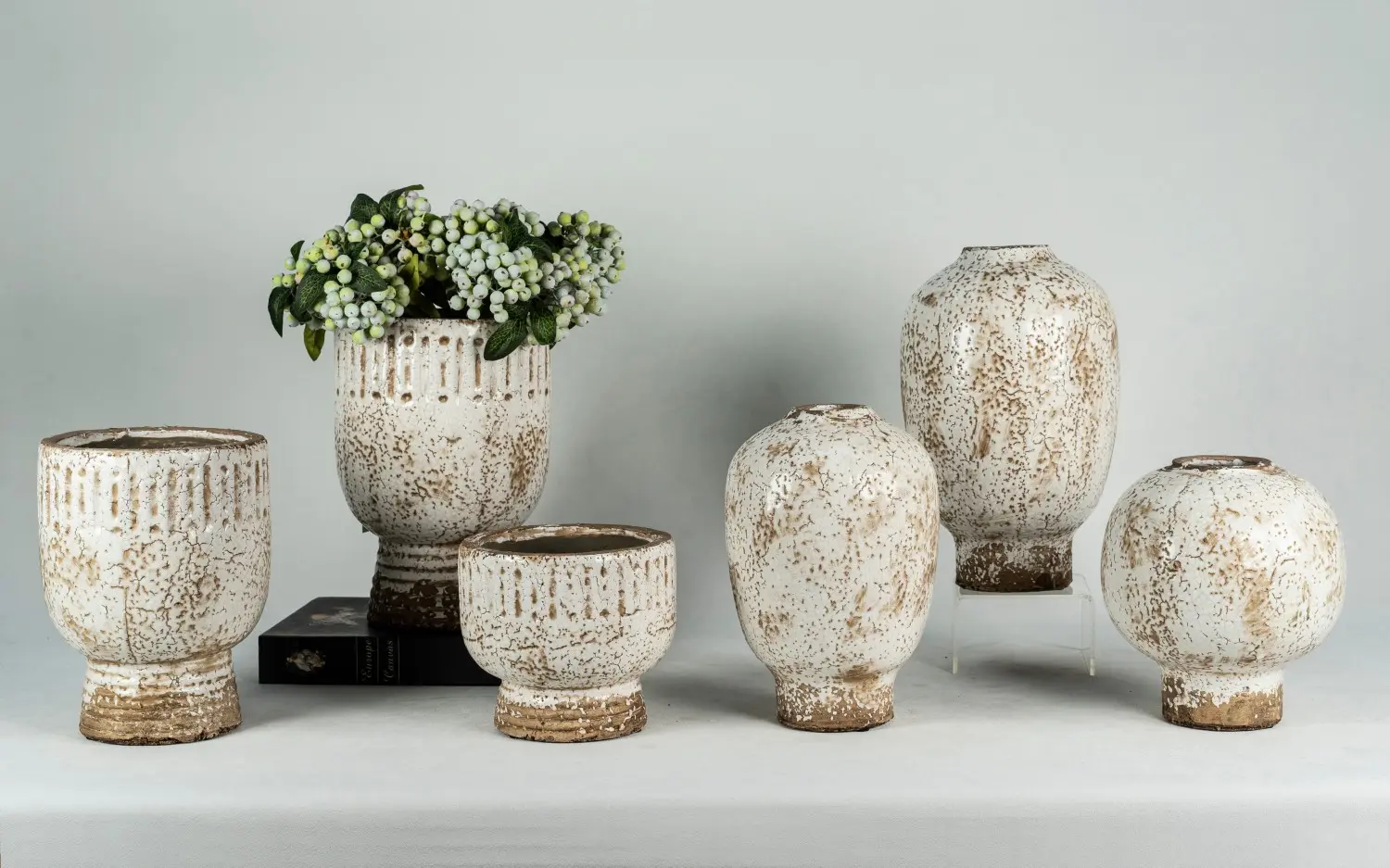 Natural Style Hand-Pressed Ceramic Decor Series