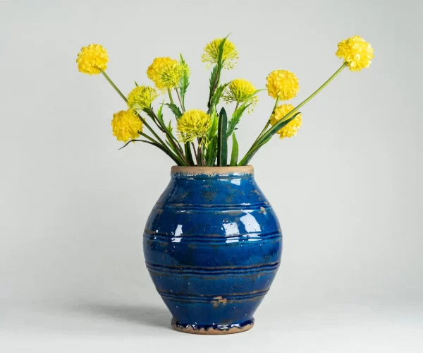 Wholesale vintage deep blue vase (2)
