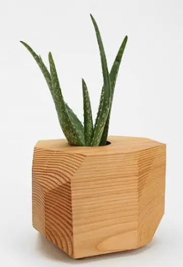 Wooden Flower Pot