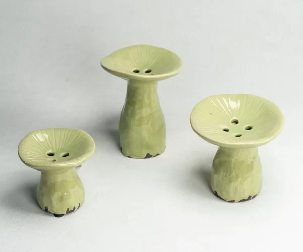 Wholesale Lotus Leaf Shaped ceramic vase details (2)