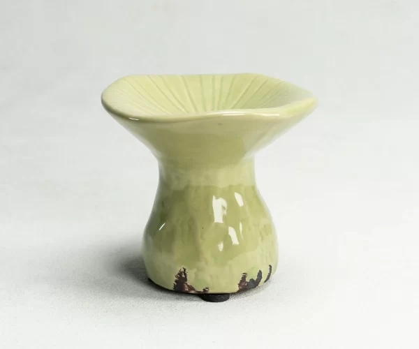 Wholesale Lotus Leaf Shaped ceramic vase details (5)