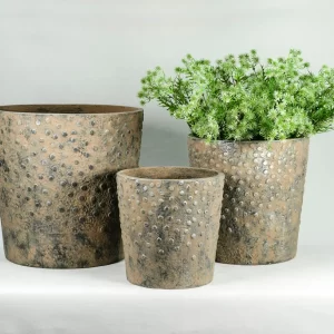 Wholesale Large Brown Rustic Plant Pots (1)