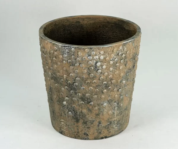 Wholesale Large Brown Rustic Plant Pots (3)