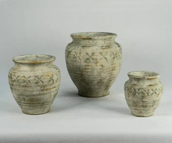 Wholesale Rustic Terracotta Vases With Texture (2)