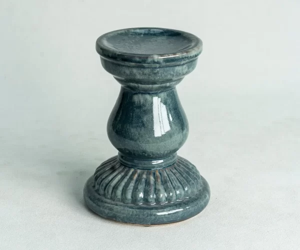 Wholesale Deep Blue Ceramic Candle Holder (4)