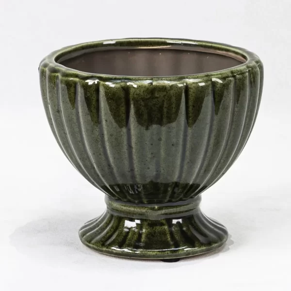 Wholesale bowl-shaped ceramic plant pots (2)