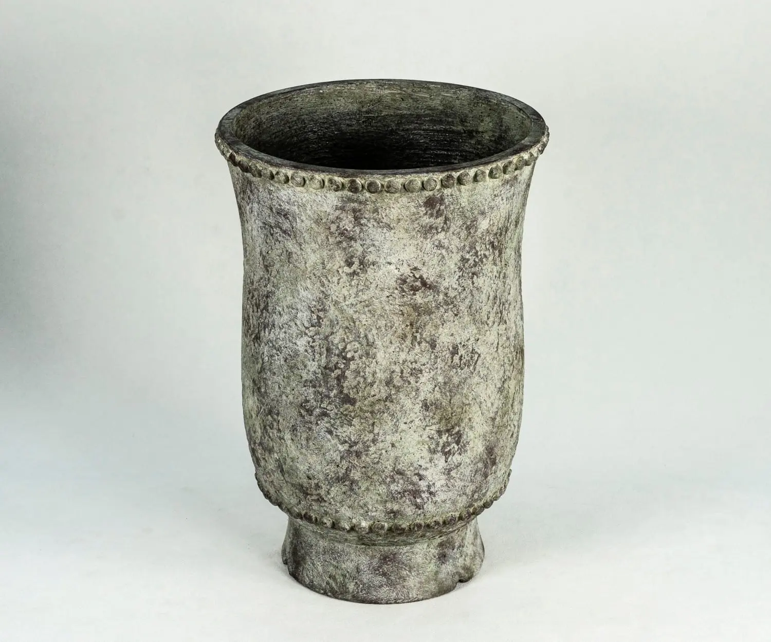 Art deco fiber cement plant pot
