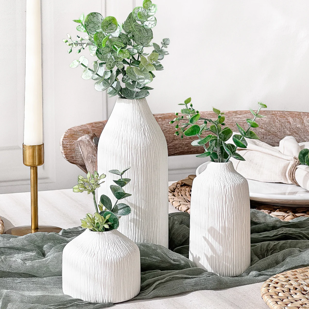 Bohemian vases and decorations