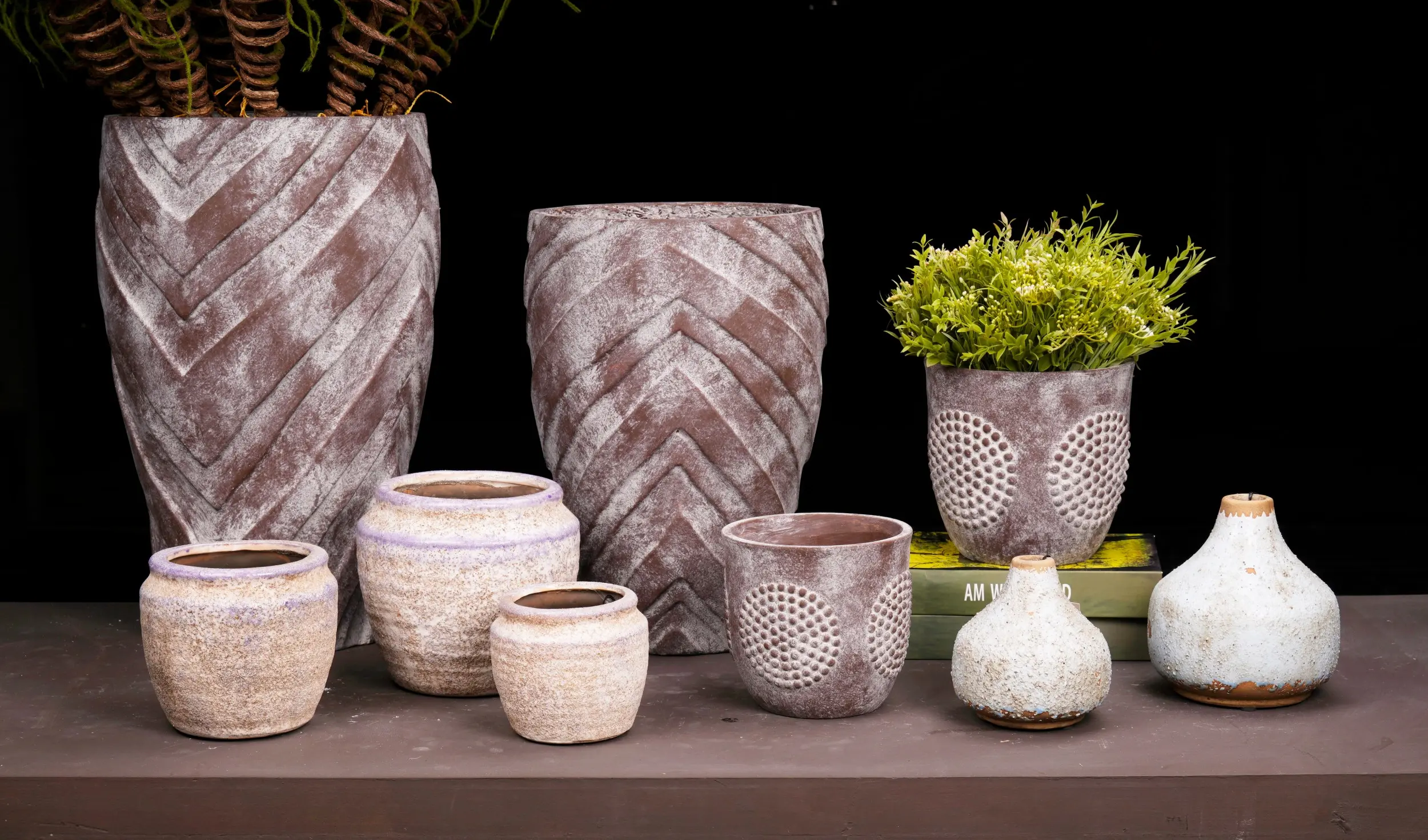 SANTAI Wholesale Fiber Cement Plant Pot Series (2)