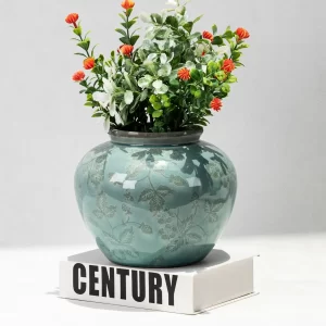 批发青瓷裂纹釉花瓶 (1)