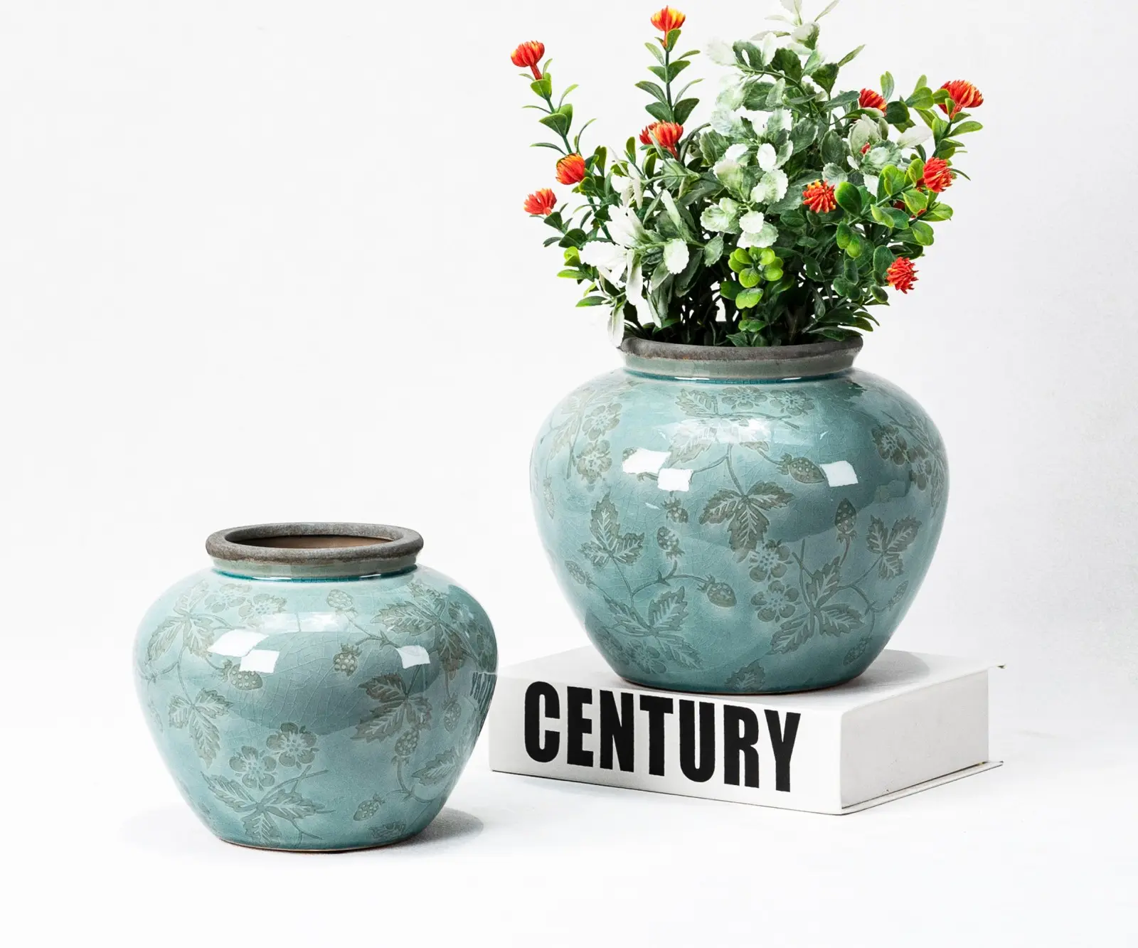 wholesale celadon crackle glaze vases (5)