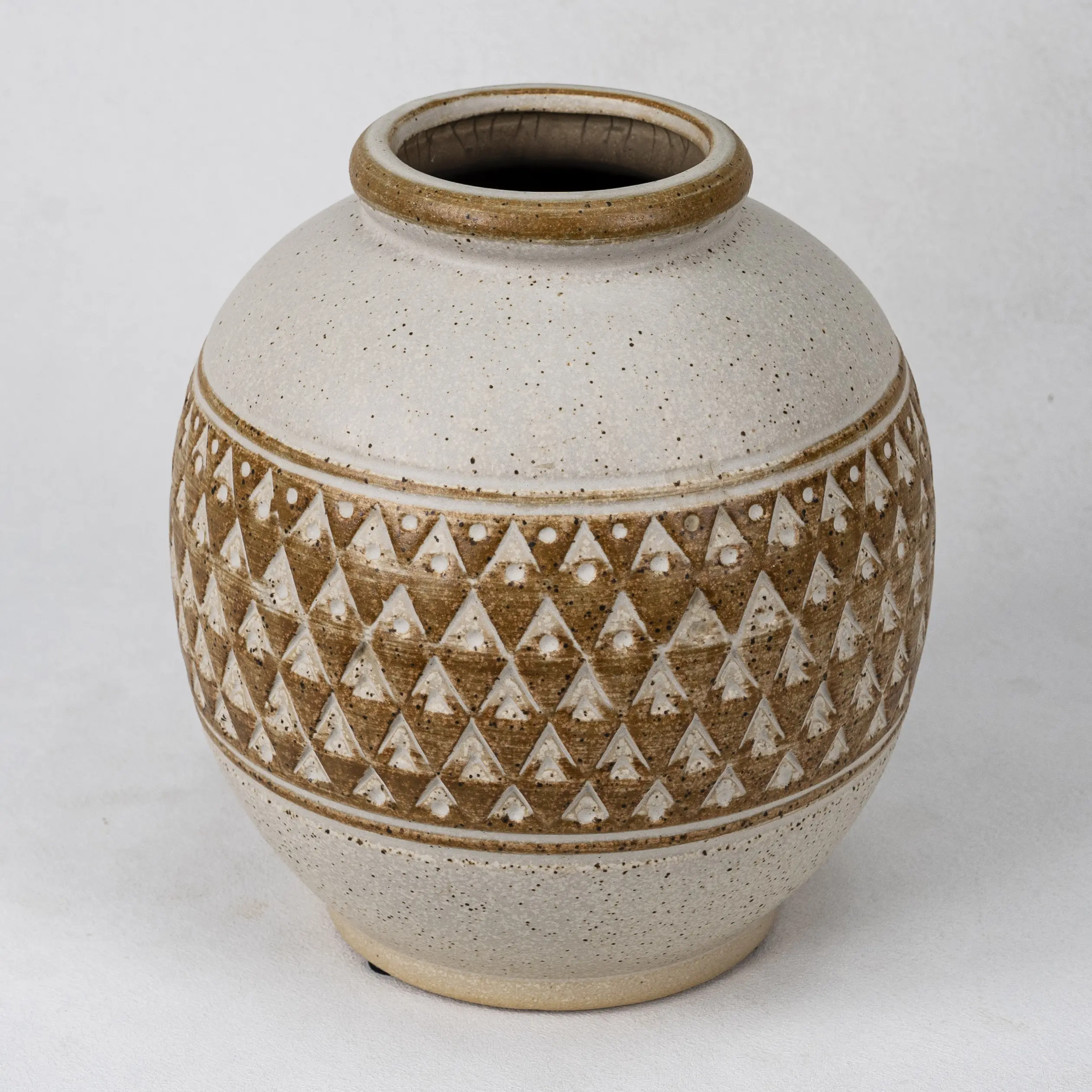 wholesale ceramic vases with geometric texture (5)