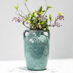 批发双柄青瓷花瓶 (1)