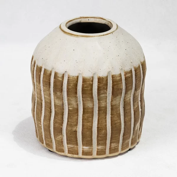 wholesale handmade striped ceramic vases (4)