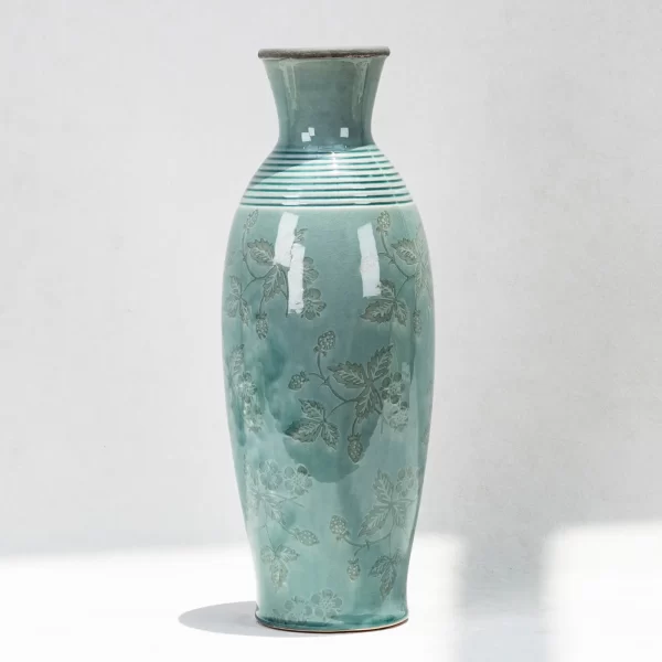 wholesale tall celadon ceramic vases (2)