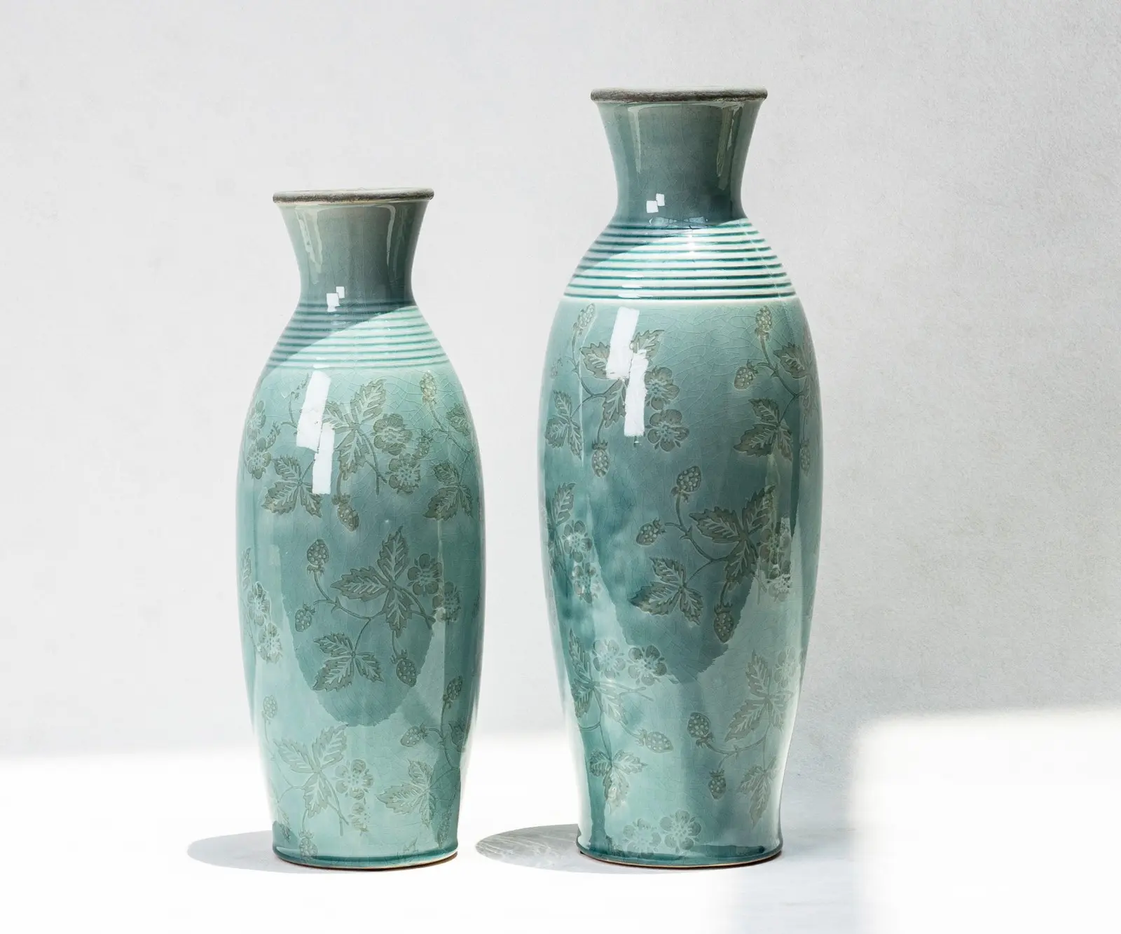 wholesale tall celadon ceramic vases (5)
