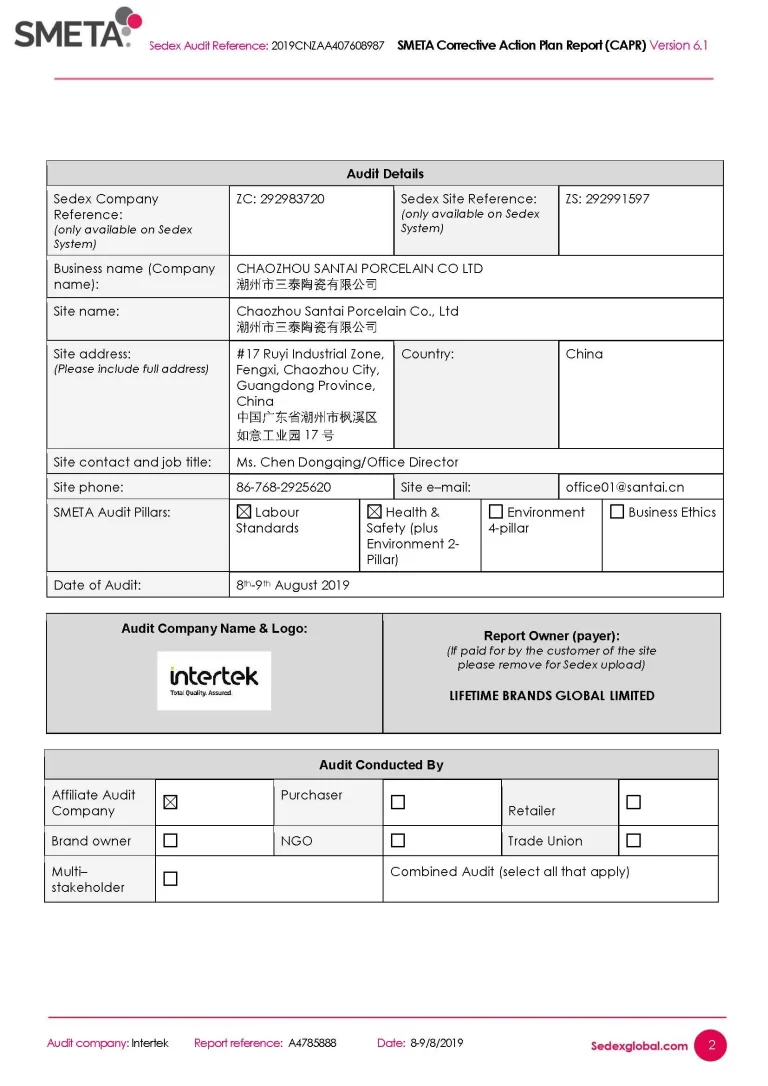 2.certificación sedex