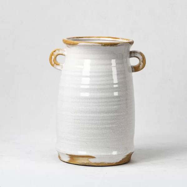 Wholesale Ceramic Vase with Dual Handles - Cracked Glaze Ceramic Vases - 画像 (2)