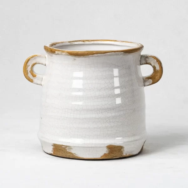 Wholesale Ceramic Vase with Dual Handles - Cracked Glaze Ceramic Vases - 画像 (4)
