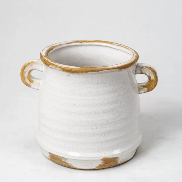 Wholesale Ceramic Vase with Dual Handles - Cracked Glaze Ceramic Vases - 画像 (6)