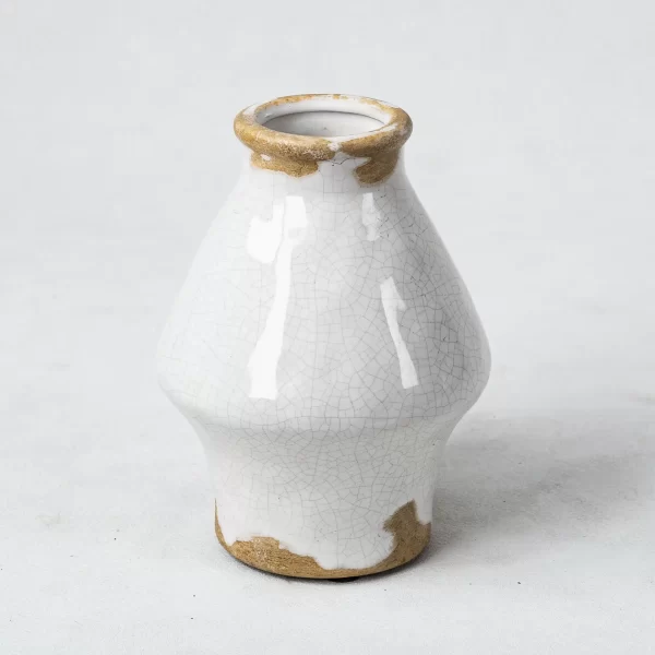 Ceramic Vases Wholesale - Traditional Cracked Glaze Ceramic Vases with Natural Terracotta Accents - Image 6