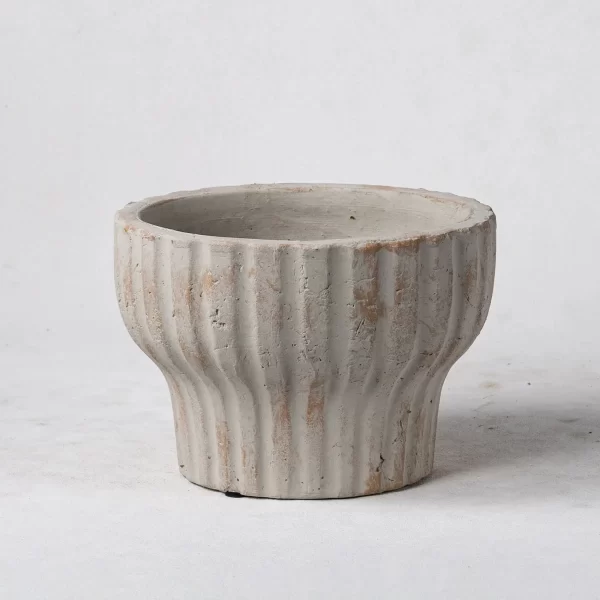 Bulk Ceramic Planters - With Vertical Groove Design – Image 3