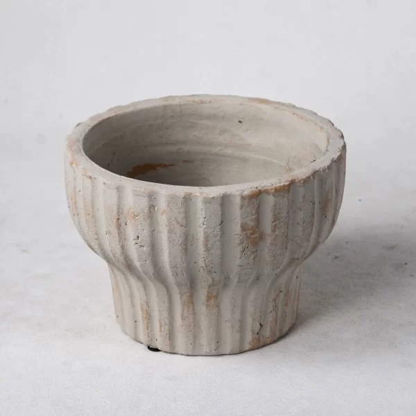Bulk Ceramic Planters - With Vertical Groove Design – Image 2