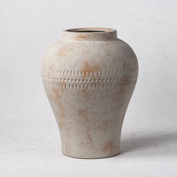 Wholesale Handcrafted Ceramic Vases - With Geometric Patterns and Vintage Touches – Image 2