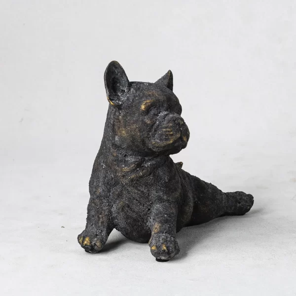 Wholesale Resin Bulldog Figurine – Vintage Finish and Lifelike Details – Image 3