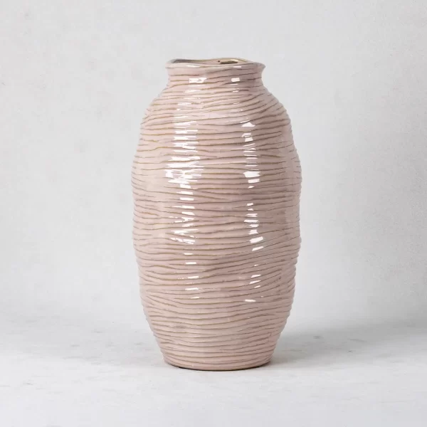 Hand-crafted texture ceramic vases bulk (4)