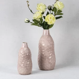 带有树叶纹理的定制花瓶 (2)