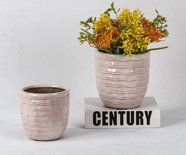 wholesale horizontal wave texture flower pots (1)