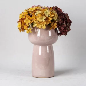 批发粉红色蘑菇形花瓶 (1)