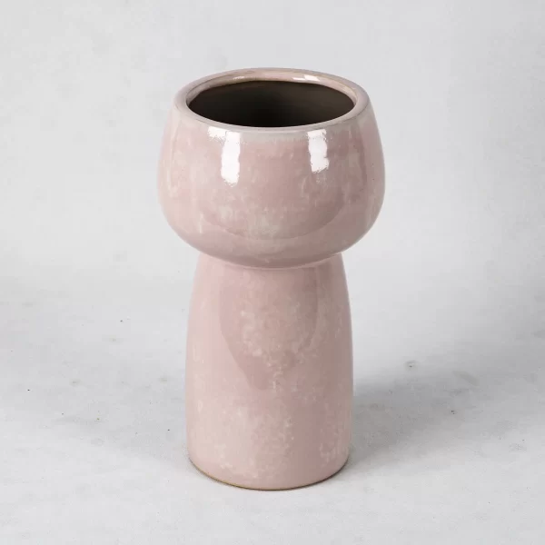 wholesale pink mushroom-shape flower vases (5)