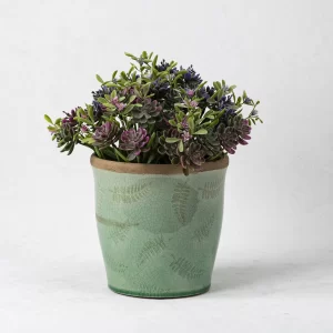 Glasierte Blumentöpfe in loser Schüttung (1)