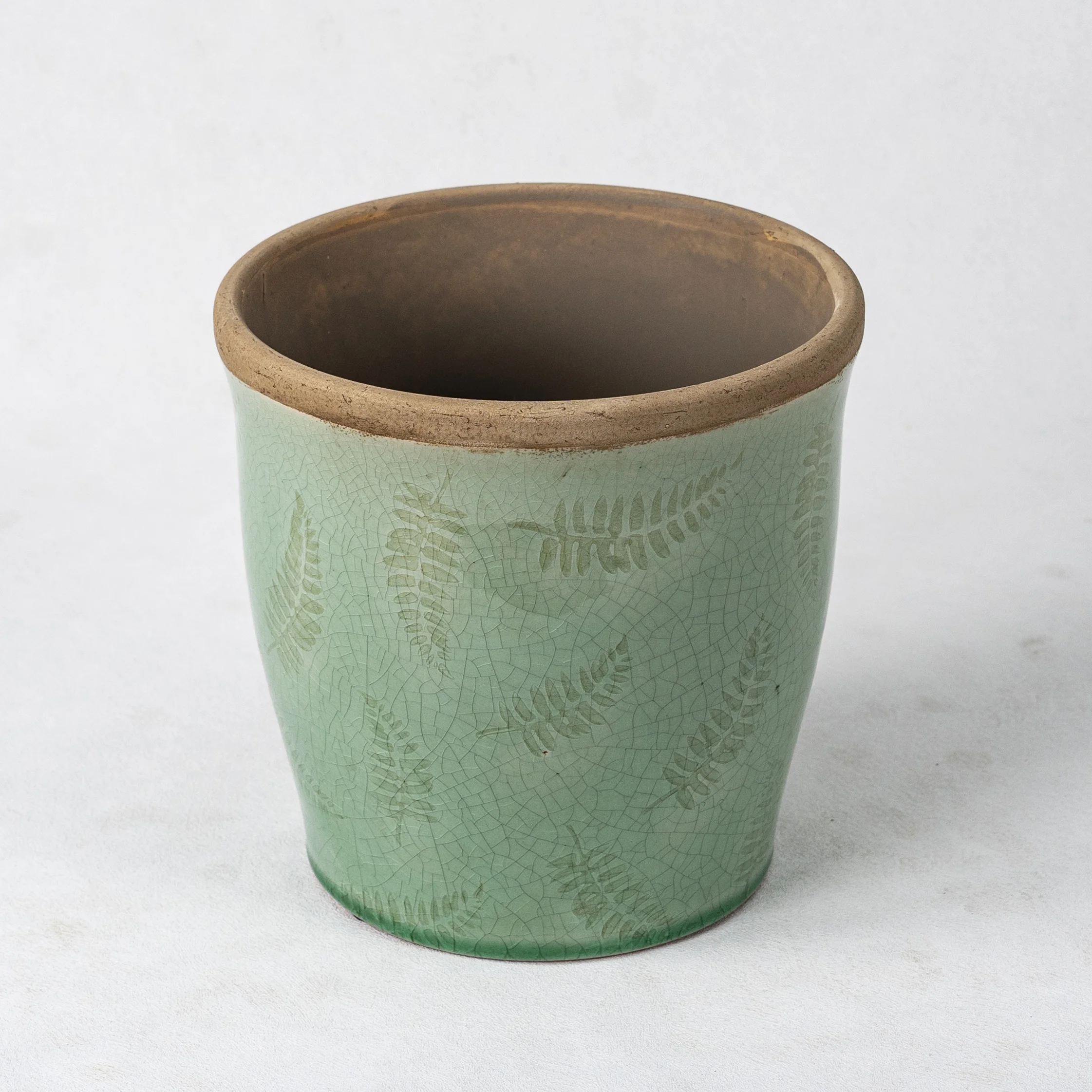 bulk glazed flower pots (6)
