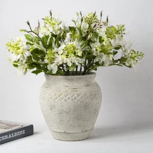 rustic finish ceramic plant pots wholesale (2)