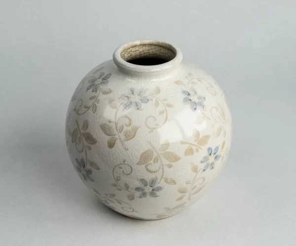 bulk floral vases with crackle glaze (1)