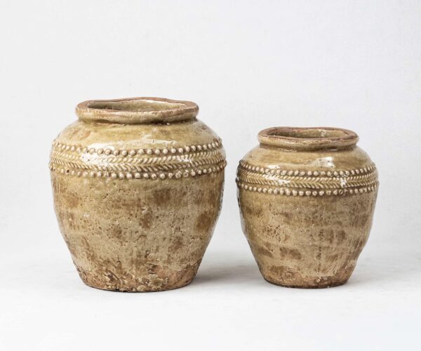 Wholesale Terra Cotta Plant Pot - Vertical Textures & Natural Patina