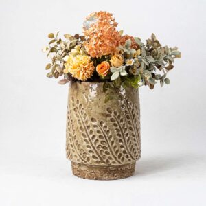 Wholesale Terra Cotta Plant Pot - Vertical Textures & Natural Patina